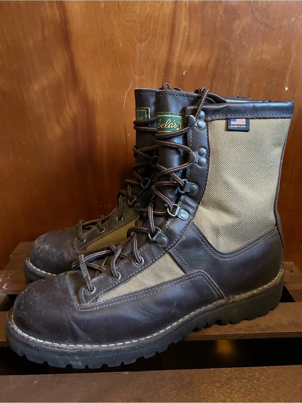 Danner X Cabela’s Men's Winter Lite Hunting Boots Lace-up Brown Tan, Size 13B